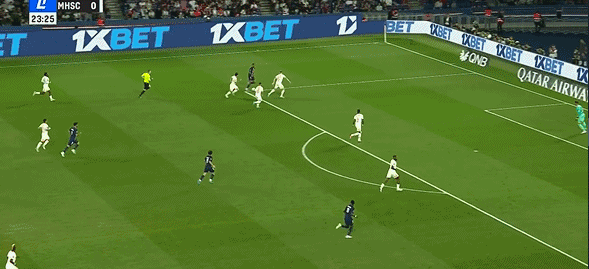 法甲半场：巴科拉闪击阿森西奥 为内维斯送出2次助攻 巴黎圣日耳曼暂时2-0蒙彼利埃 